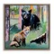 Stupell Industries Forest Animals in Deep Space Floating Frame, design by Adam Swanson